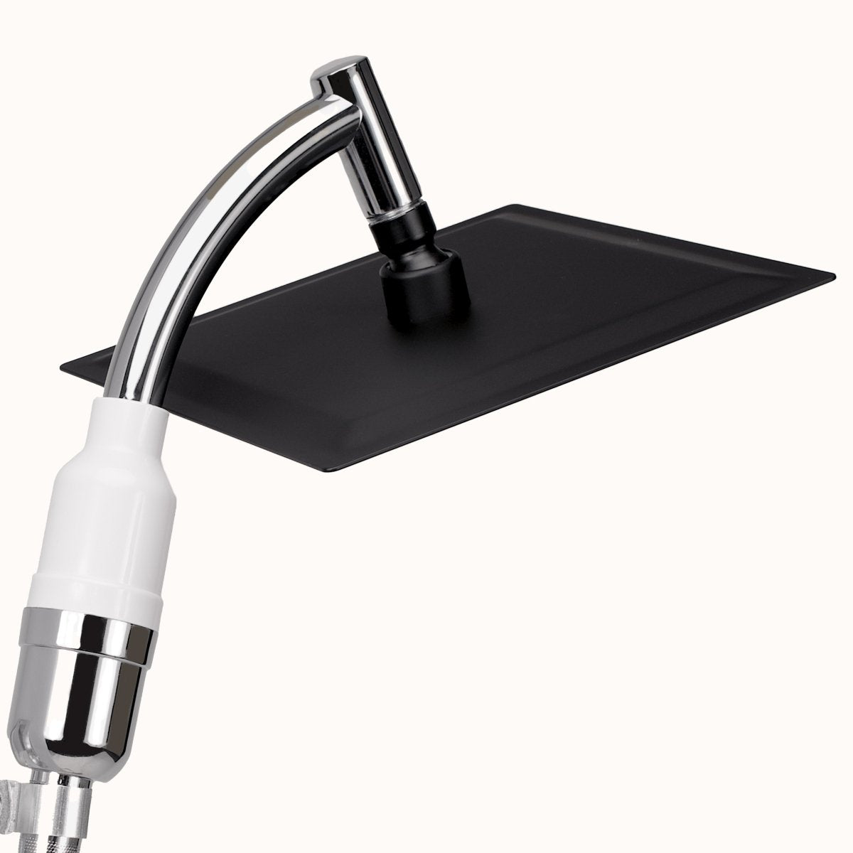 Regendouchekop XL Deluxe Met Mineraalfilter Zwart - Milton Accessories