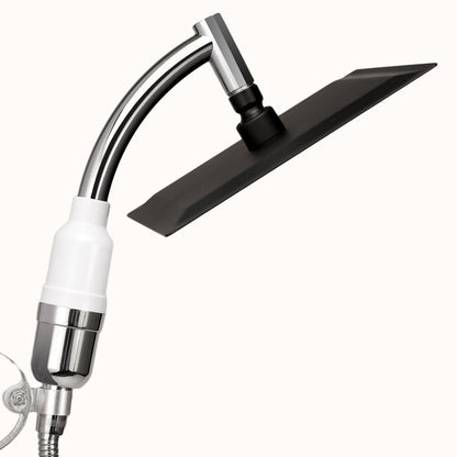 Regendouchekop XL Deluxe Met Mineraalfilter Zwart - Milton Accessories